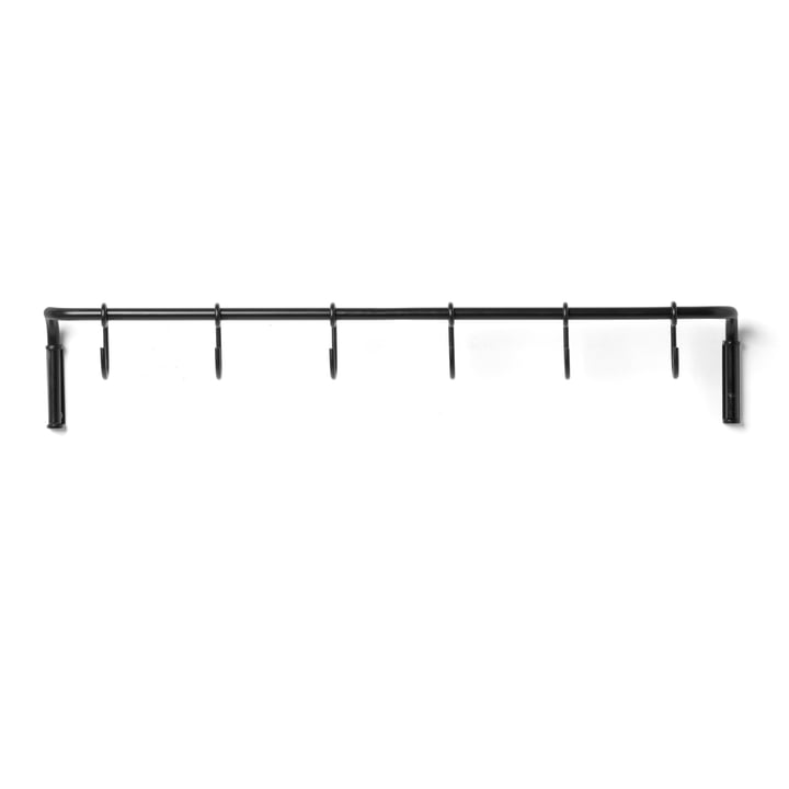 Küchenstange inkl. 6 Haken von Ferm Living in schwarz